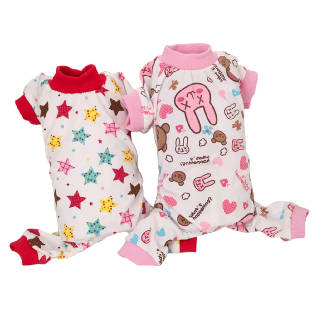 Pet Cartoon Printed Cotton Pajamas Small Dog Cat Jumpsuit Coat Shirt Clothes For Teddy Small Dogs Pet supplies
Pet Cartoon Printed Cotton Pajamas Small Dog Cat Jumpsuit Coat Shirt Clothes For Teddy Small Dogs Pet supplies