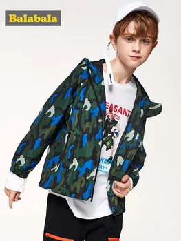 Balabala Boys Printed Hooded Jacket Full-Zip Hoodie Long Sleeves Children Teenager Boys Jacket Spring Autumn Sports Clothes
Balabala Boys Printed Hooded Jacket Full-Zip Hoodie Long Sleeves Children Teenager Boys Jacket Spring Autumn Sports Clothes