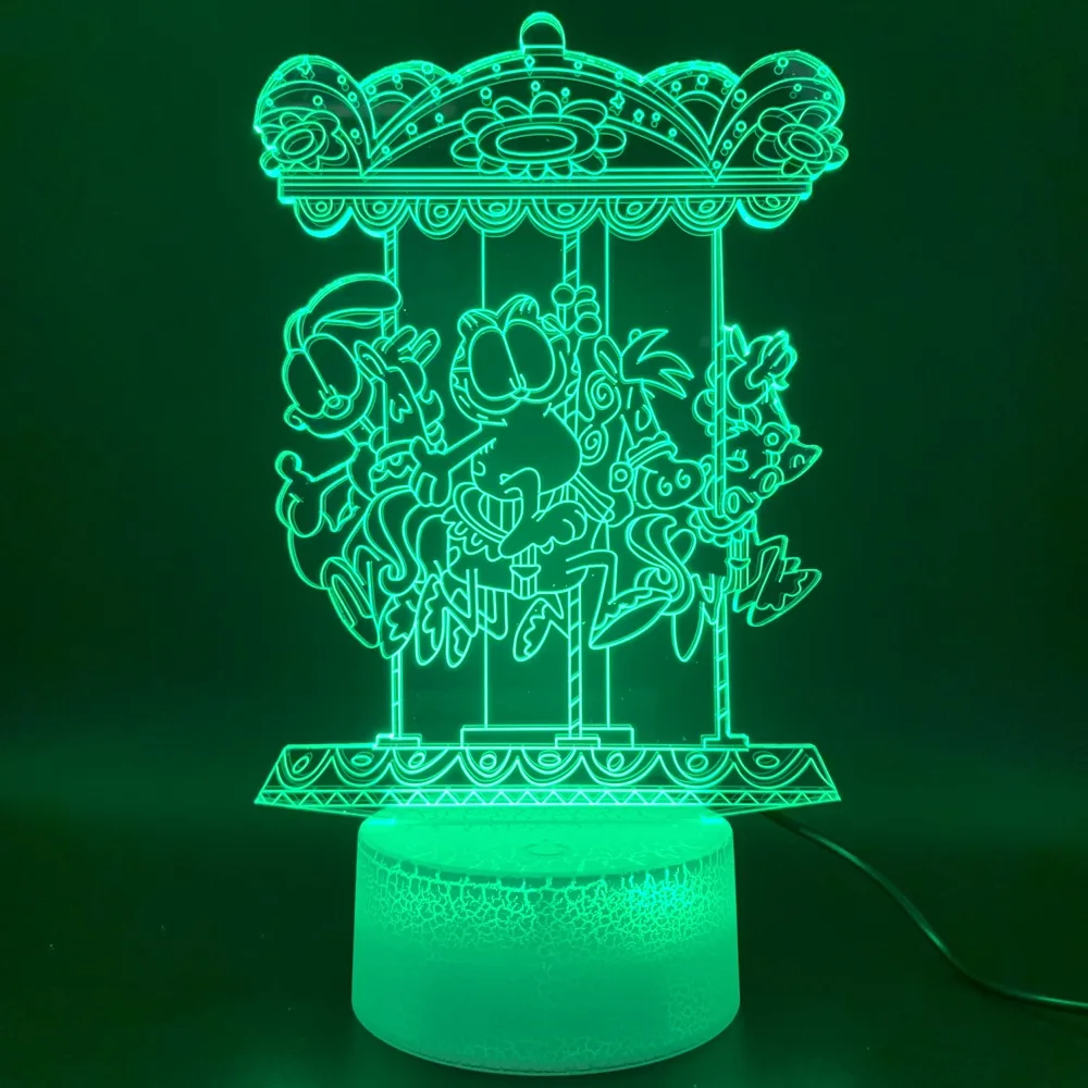 Led Night Light Garfield Odie Cartoon Comic Home Decoration 3d Lamp Carousel Birthday Gift for Kid Children's Baby Novelty light
Led Night Light Garfield Odie Cartoon Comic Home Decoration 3d Lamp Carousel Birthday Gift for Kid Children's Baby Novelty light