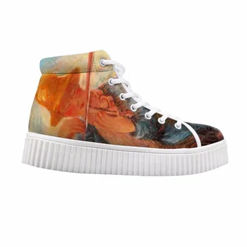 New Arrival 2019 Female Platform Shoes For Ladies Lace-up Stylish High Top height increasing Shoes Rene Magritte Master pieces
New Arrival 2019 Female Platform Shoes For Ladies Lace-up Stylish High Top height increasing Shoes Rene Magritte Master pieces