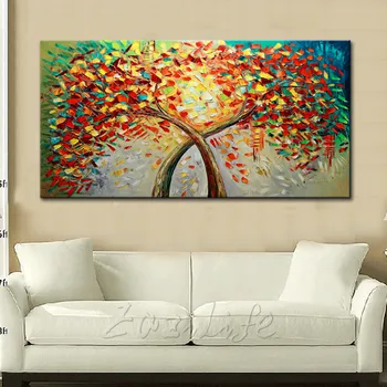 Canvas Painting Hand Painted palette knife 3D texture Flower Tree Wall Pictures For Living Room Christmas decorations for home72
Canvas Painting Hand Painted palette knife 3D texture Flower Tree Wall Pictures For Living Room Christmas decorations for home72