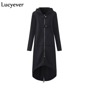 Lucyever Women Long Hoodies Autumn Long Sleeve Plus size Female Warm Outwear Casual Gothic Faith Long Coat Sweatshirt 2020 S-5XL 
Lucyever Women Long Hoodies Autumn Long Sleeve Plus size Female Warm Outwear Casual Gothic Faith Long Coat Sweatshirt 2020 S-5XL
