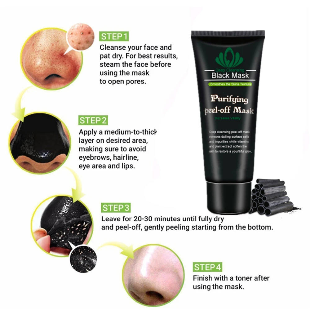 Shrink Pores Bamboo Charcoal Black Mask Face Brighten Cream Skin Whitening Essence Blackhead Remover Depth Clean Pore Dirt
Shrink Pores Bamboo Charcoal Black Mask Face Brighten Cream Skin Whitening Essence Blackhead Remover Depth Clean Pore Dirt