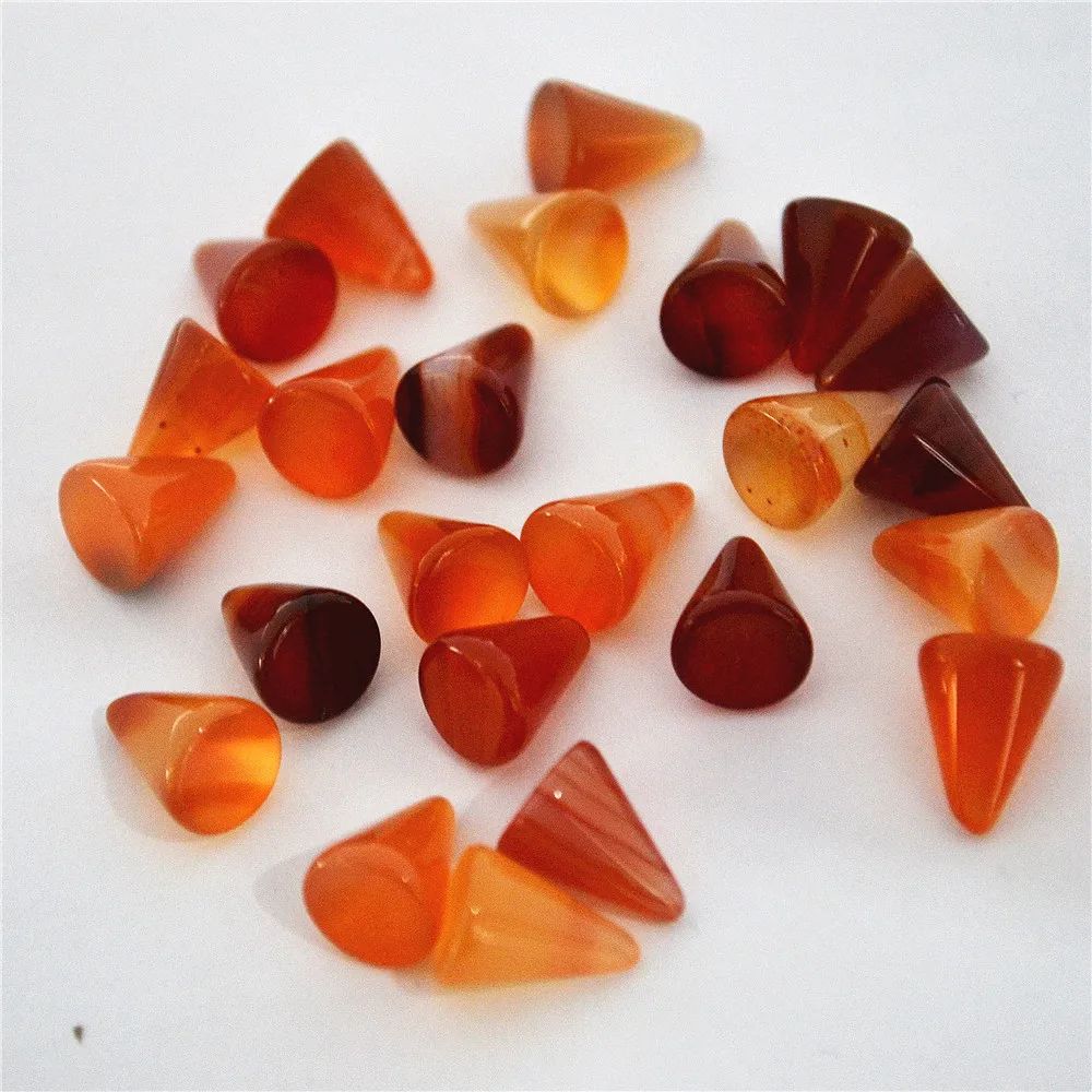 Fashion Assorted 8x10mm Natural Stone Tapered Cone Shape Cab Cabochon Onyx Cornelian Beads Jewelry Accessories Wholesale 50pcs
Fashion Assorted 8x10mm Natural Stone Tapered Cone Shape Cab Cabochon Onyx Cornelian Beads Jewelry Accessories Wholesale 50pcs