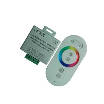 20X Aluminum shell wireless touching RF RGB LED controller DC12-24V input express free shipping
20X Aluminum shell wireless touching RF RGB LED controller DC12-24V input express free shipping