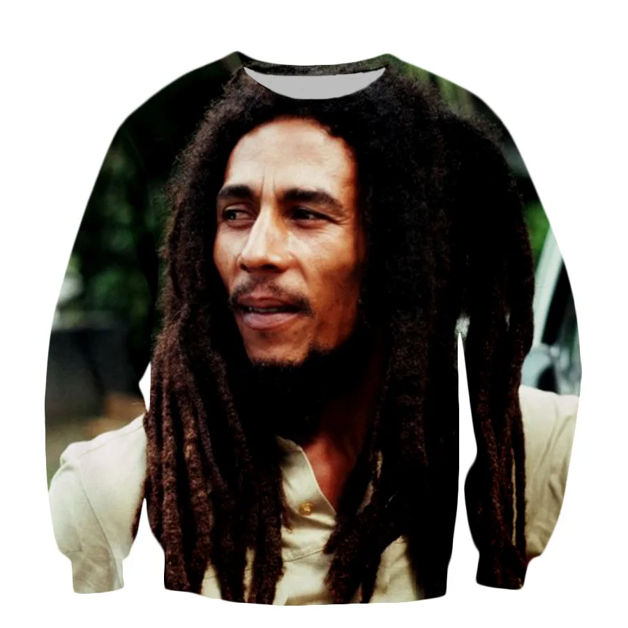 2018 Autumn Fashion Men Women Long Sleeve Sweatshirt Star Bob Marley 3D Print Casual Hipster Pullovers Tops
2018 Autumn Fashion Men Women Long Sleeve Sweatshirt Star Bob Marley 3D Print Casual Hipster Pullovers Tops