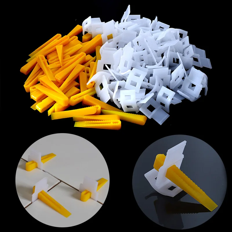 50Pcs Tile Leveling System Clips and Wedges Tiling Leveler Spacers Floor Wall Flat Locater For Construction Hand Tools
50Pcs Tile Leveling System Clips and Wedges Tiling Leveler Spacers Floor Wall Flat Locater For Construction Hand Tools