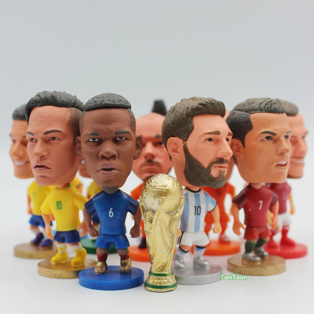 Soccerwe Football 2016 National team Dolls RONALDO MESSI NEYMAR ROBBEN BECKHAM 2.5" Figurine Toys
Soccerwe Football 2016 National team Dolls RONALDO MESSI NEYMAR ROBBEN BECKHAM 2.5" Figurine Toys