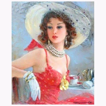 Beautiful hat girl Full round drill 5D diamond painting DIY diamond embroidery Cross Stitch Rhinestone mosaic decoration AS836
Beautiful hat girl Full round drill 5D diamond painting DIY diamond embroidery Cross Stitch Rhinestone mosaic decoration AS836