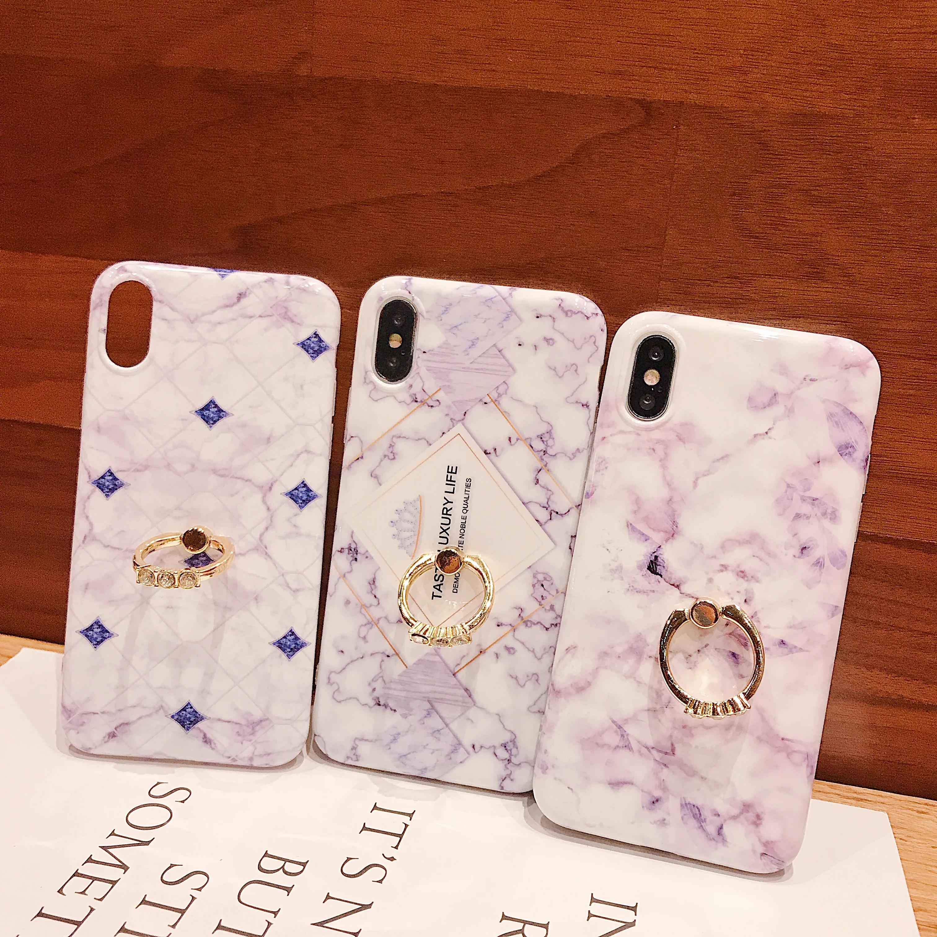 Finger Ring Stand Fashion White Marble Phone Case for iPhone XS MAX XR X 8 7 6s 6 Plus Cute Glitter Soft Silicon TPU Cover Shell
Finger Ring Stand Fashion White Marble Phone Case for iPhone XS MAX XR X 8 7 6s 6 Plus Cute Glitter Soft Silicon TPU Cover Shell