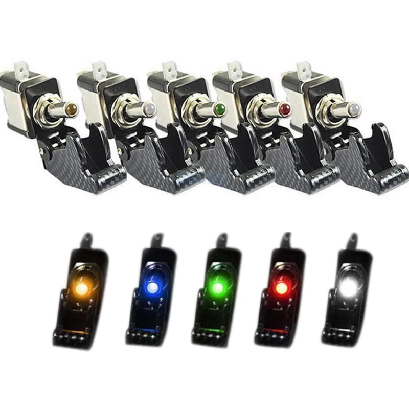 12V 20A Car Cover LED Light SPST Toggle Rocker Switch With Protective Fog Light Control ON/OFF For Auto Offroad Racing D XR657
12V 20A Car Cover LED Light SPST Toggle Rocker Switch With Protective Fog Light Control ON/OFF For Auto Offroad Racing D XR657