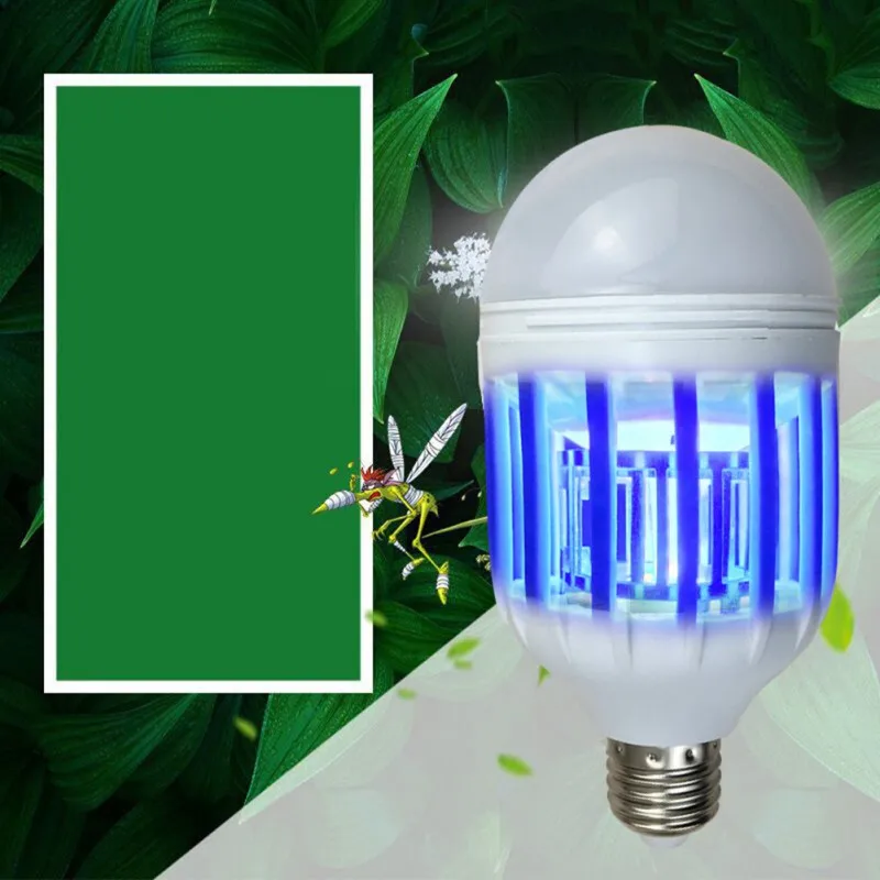 Mosquito Killer Lamp AC 110V/220V Bug Zapper LED Bulb Flying Insects Mosquito Killer Light Lampada LED Dual-use Lights
Mosquito Killer Lamp AC 110V/220V Bug Zapper LED Bulb Flying Insects Mosquito Killer Light Lampada LED Dual-use Lights