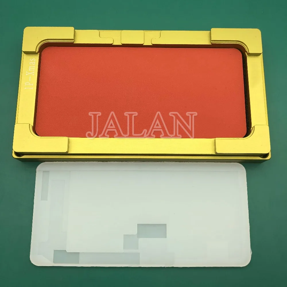 Profession laminating mold for iphone xs max LCD display screen positioning oca laminating efficient laminating no damaged
Profession laminating mold for iphone xs max LCD display screen positioning oca laminating efficient laminating no damaged