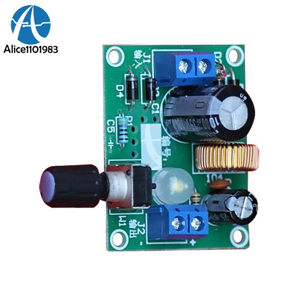 DIY Kit LM2596 Adjustable Voltage Stabilizer Precise Buck Step Down Power Supply Module Board
DIY Kit LM2596 Adjustable Voltage Stabilizer Precise Buck Step Down Power Supply Module Board