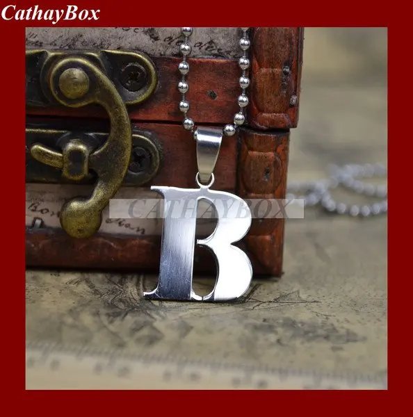 Ожерелье с подвеской в виде Буквы B буквами английского алфавита|necklace bluetooth|chain