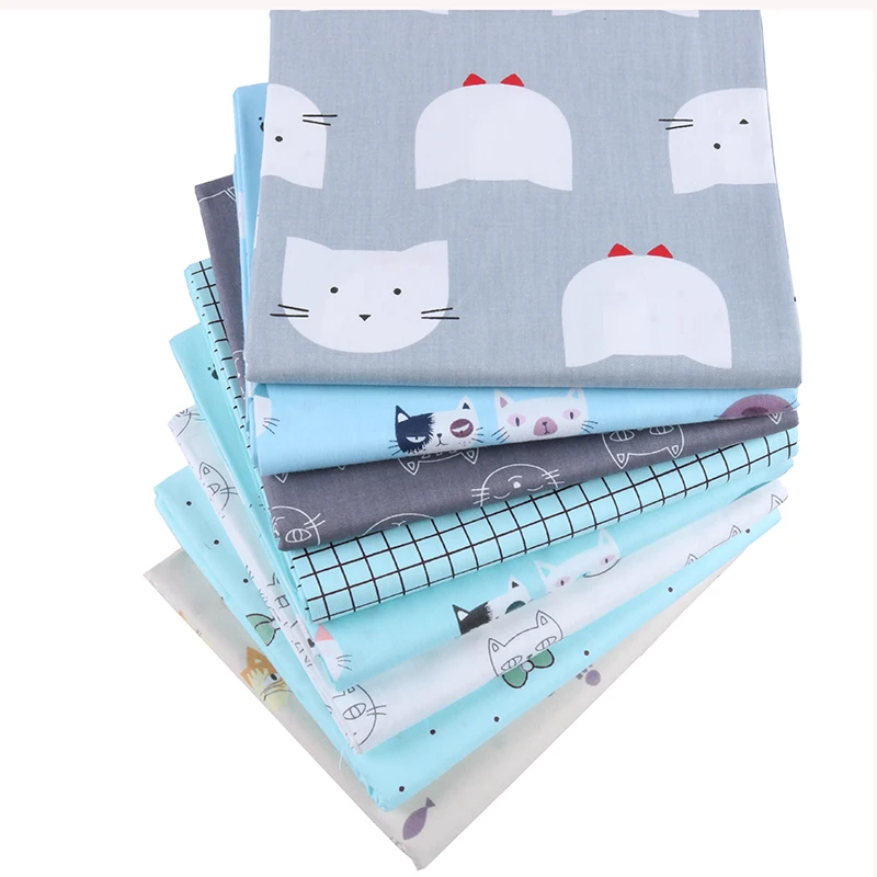 Nanchuang 8Pcs/Lot Cat Series Twill Cotton Fabric Patchwork Cloth For Bag Doll Home Decoration DIY Sewing&Quilting Material
Nanchuang 8Pcs/Lot Cat Series Twill Cotton Fabric Patchwork Cloth For Bag Doll Home Decoration DIY Sewing&Quilting Material
