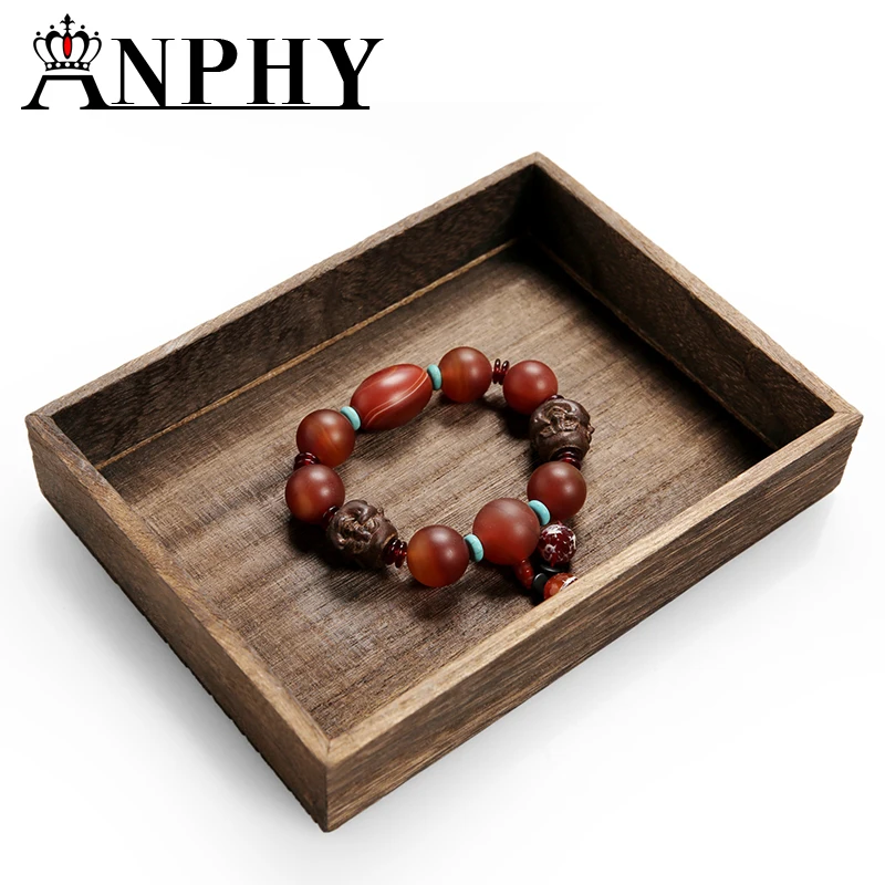 ANFEI Small 19.8*14.8*3.5cm Wooden Jewelry Flat Tray Ring Necklace Bracelet Storage Holder Jewelry Organizer For Counter GD2327
ANFEI Small 19.8*14.8*3.5cm Wooden Jewelry Flat Tray Ring Necklace Bracelet Storage Holder Jewelry Organizer For Counter GD2327