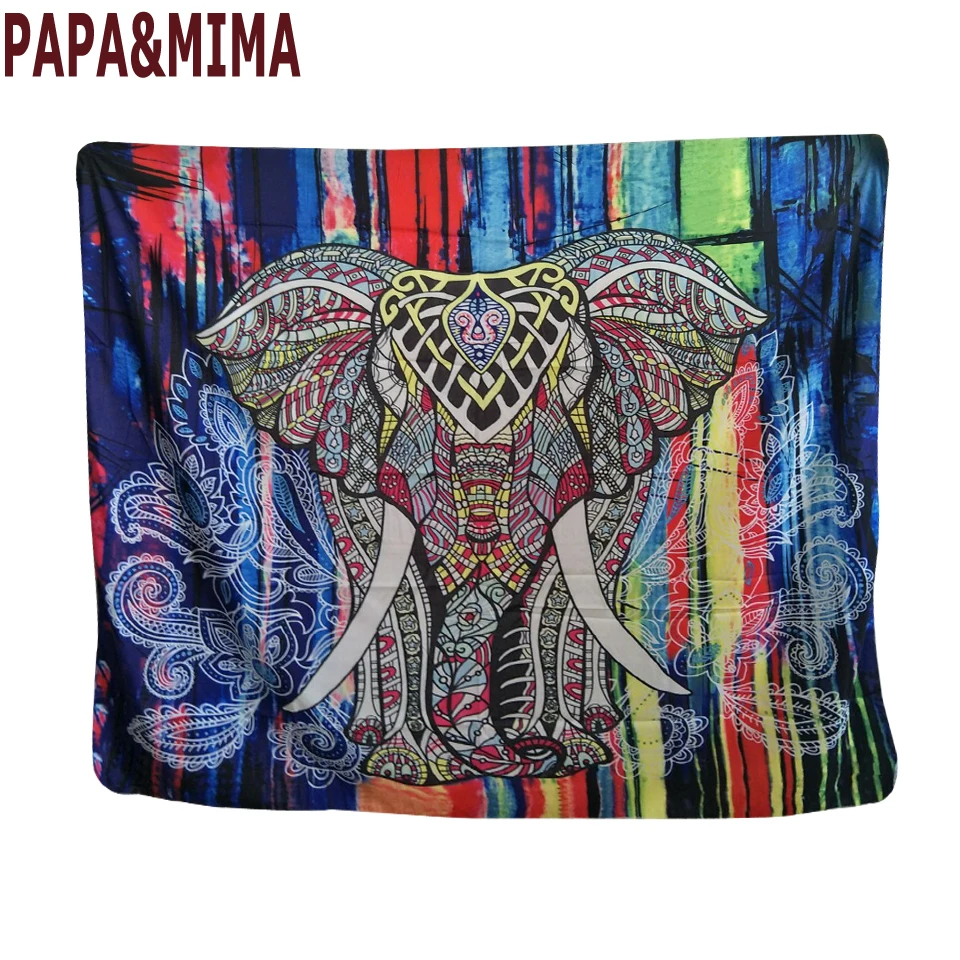 Mandala Bohemian Style ganesha Colorful Thailand Elephant Tapestry Decorative Polyester Fabric Carpet Wall Hanging
Mandala Bohemian Style ganesha Colorful Thailand Elephant Tapestry Decorative Polyester Fabric Carpet Wall Hanging