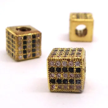 7x2mm Gold plated Micro Pave Zircon CZ Square Tube Bead Spacer Beads For Bracelet DIY Making European Charms
7x2mm Gold plated Micro Pave Zircon CZ Square Tube Bead Spacer Beads For Bracelet DIY Making European Charms