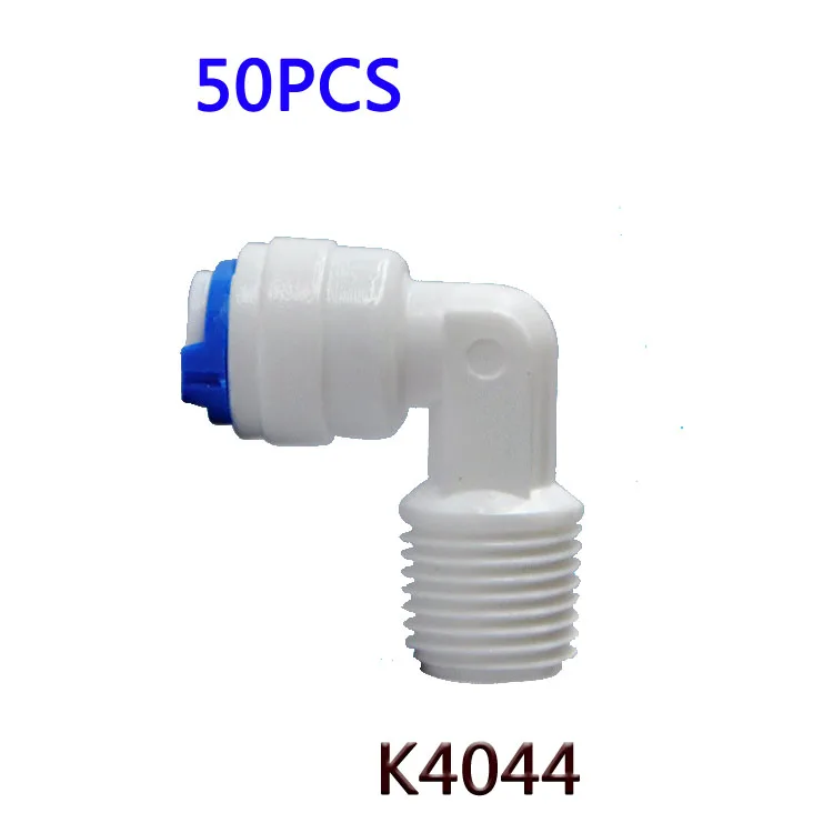 50PCS 1/4" Male Elbow male threaded to pipe Connection Quick Connect RO Water filter pipe Connector Fittings
50PCS 1/4" Male Elbow male threaded to pipe Connection Quick Connect RO Water filter pipe Connector Fittings