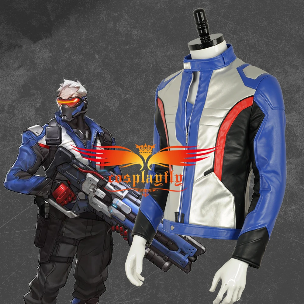 Куртка в стиле аниме Only OW Over and Watch Soldier:76 Карнавальный костюм для взрослых женщин и