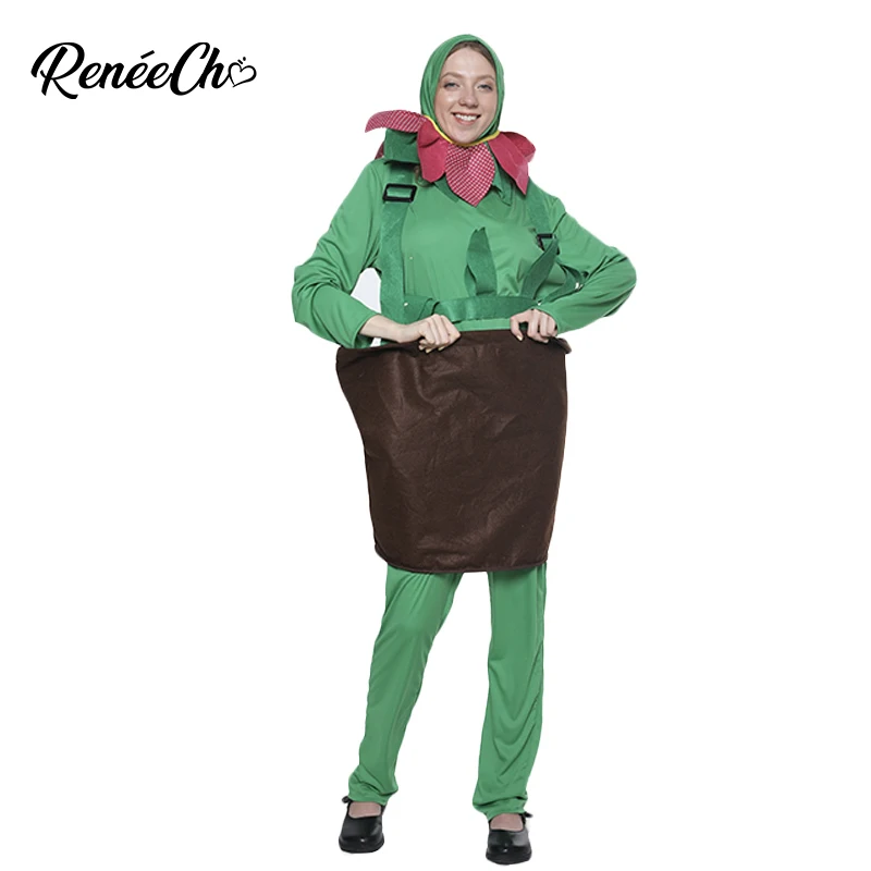 Reneecho Costume Women Adult Flower Pot Costume Halloween Costume Plant Cosplay Carnival Party Cosplay For Role Playing
Reneecho Costume Women Adult Flower Pot Costume Halloween Costume Plant Cosplay Carnival Party Cosplay For Role Playing