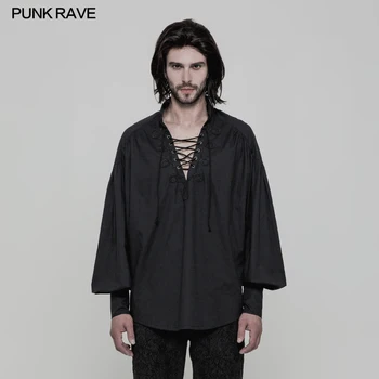 PUNK RAVE Men Gothic Shirt Victorian Fashion Cotton Blouse Vintage Palace Evening Party Long Sleeve Men's Formal Tops Shirt
PUNK RAVE Men Gothic Shirt Victorian Fashion Cotton Blouse Vintage Palace Evening Party Long Sleeve Men's Formal Tops Shirt