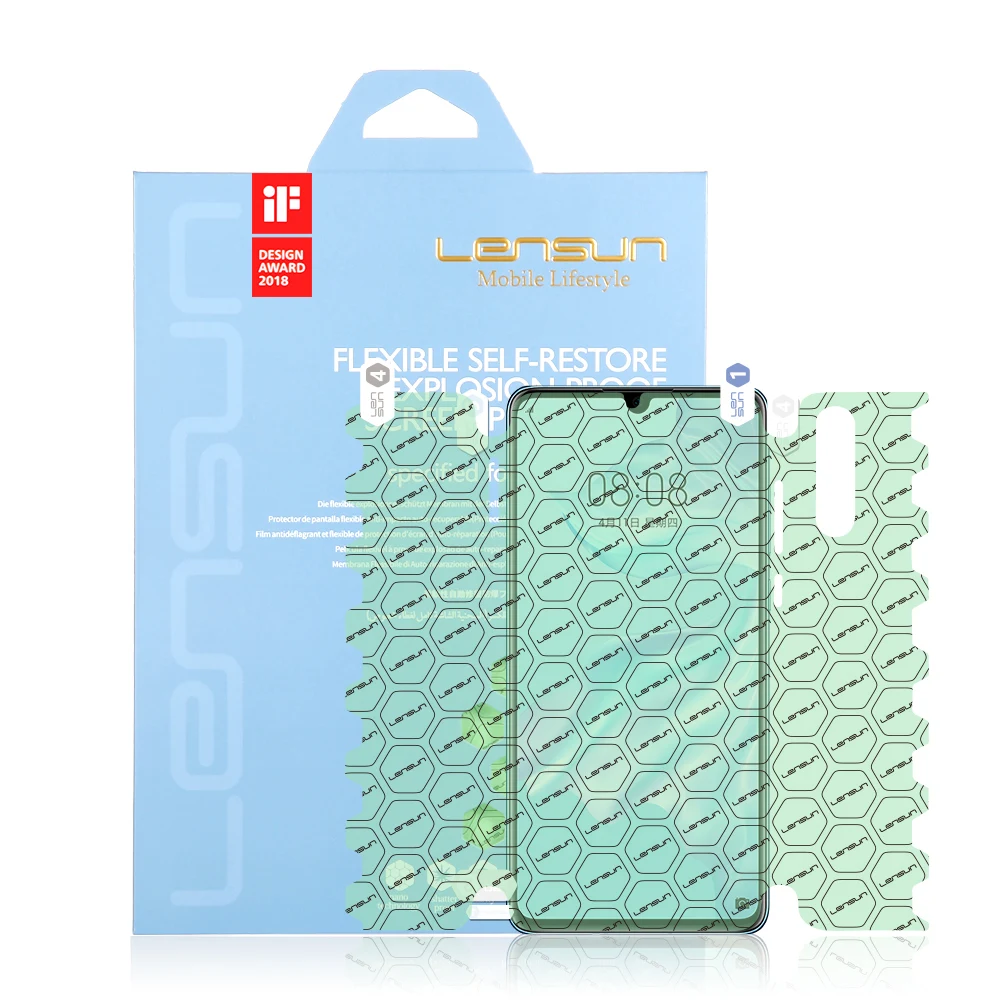 LENSUN Nano Flexible Self-Restore Full Cover Protective Film For Huawei P30 Screen Protector
LENSUN Nano Flexible Self-Restore Full Cover Protective Film For Huawei P30 Screen Protector
