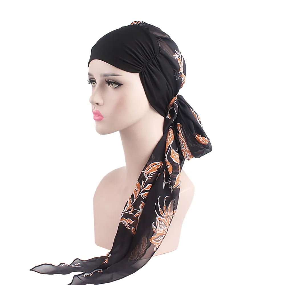 Fashion Women Hat Muslim Turban Summer Stretch Headwear Cap Long Bandanas Head Scarf Party Headwraps Pre-Tied Head Bands c0412
Fashion Women Hat Muslim Turban Summer Stretch Headwear Cap Long Bandanas Head Scarf Party Headwraps Pre-Tied Head Bands c0412