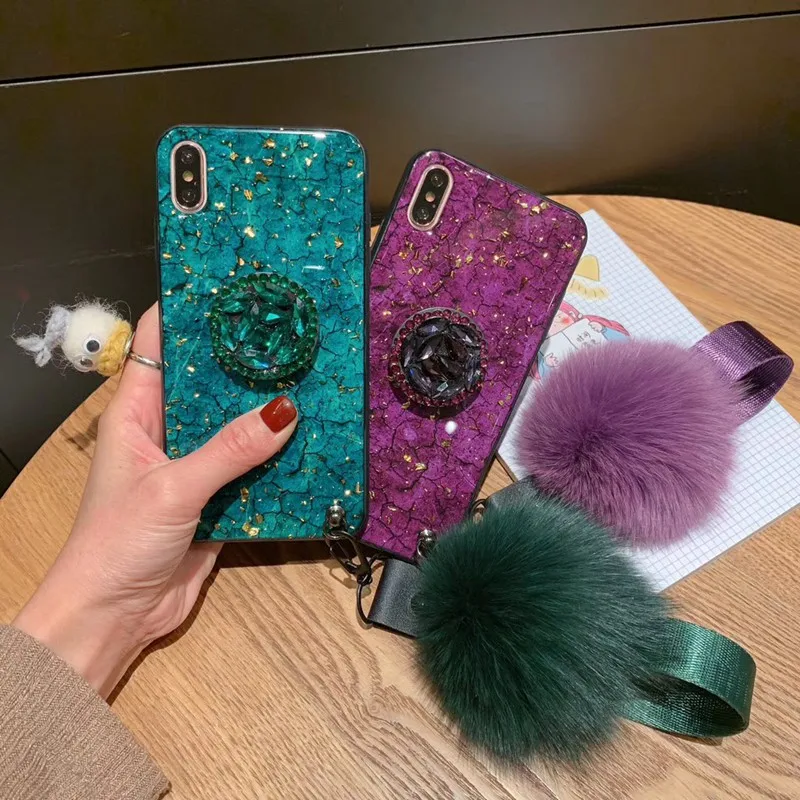 Fashion Marble Gold Foil Phone Cases For iPhone XS Max XS XR X 6S 6 8 7 Plus Cute Fur Ball Airbag Bracket Stand Girl Case Cover
Fashion Marble Gold Foil Phone Cases For iPhone XS Max XS XR X 6S 6 8 7 Plus Cute Fur Ball Airbag Bracket Stand Girl Case Cover