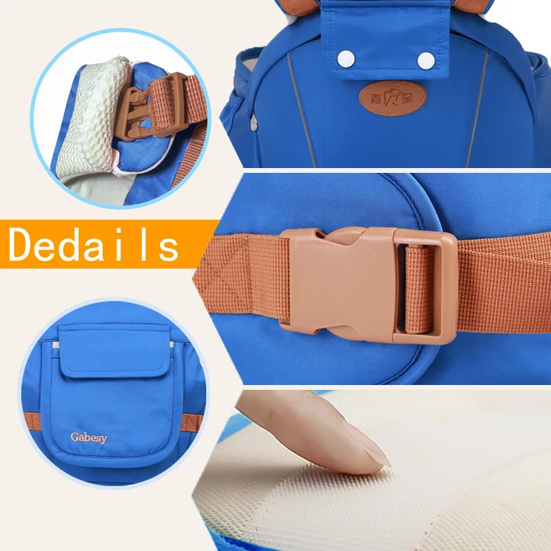 Baby Carrier 3 In 1 For 0-36M Newborn Infant Hipseats Baby Sling Backpack Loading Bear To 20kg Ergonomic Baby Carriers Hip Seat (7)