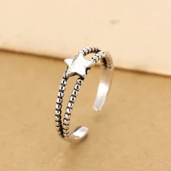 Hot Sale 925 Sterling Silver Vintage Star Rings For Women Christmas Gift Finger Ring Fashion sterling-silver-jewelry
Hot Sale 925 Sterling Silver Vintage Star Rings For Women Christmas Gift Finger Ring Fashion sterling-silver-jewelry