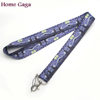 20pcs/set D0246 Homegaga Van gogh starry night lanyard for Key Phones USB Drive's Key Keychain ID Name Tag Badge Holders webbing
20pcs/set D0246 Homegaga Van gogh starry night lanyard for Key Phones USB Drive's Key Keychain ID Name Tag Badge Holders webbing