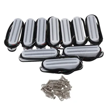 Yibuy 4 Wire Dual Coil Magnetic Dual Rail Humbucker Electric Guitar Pickup Set of 10
Yibuy 4 Wire Dual Coil Magnetic Dual Rail Humbucker Electric Guitar Pickup Set of 10