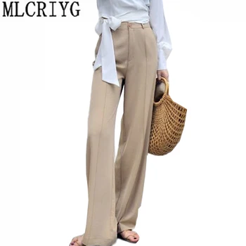 New 2019 Spring Summer Fashion High Waist Chiffon Wide Leg Pants OL Work Wear Belt Bow Pants Trouser For Women Outwear LX190
New 2019 Spring Summer Fashion High Waist Chiffon Wide Leg Pants OL Work Wear Belt Bow Pants Trouser For Women Outwear LX190