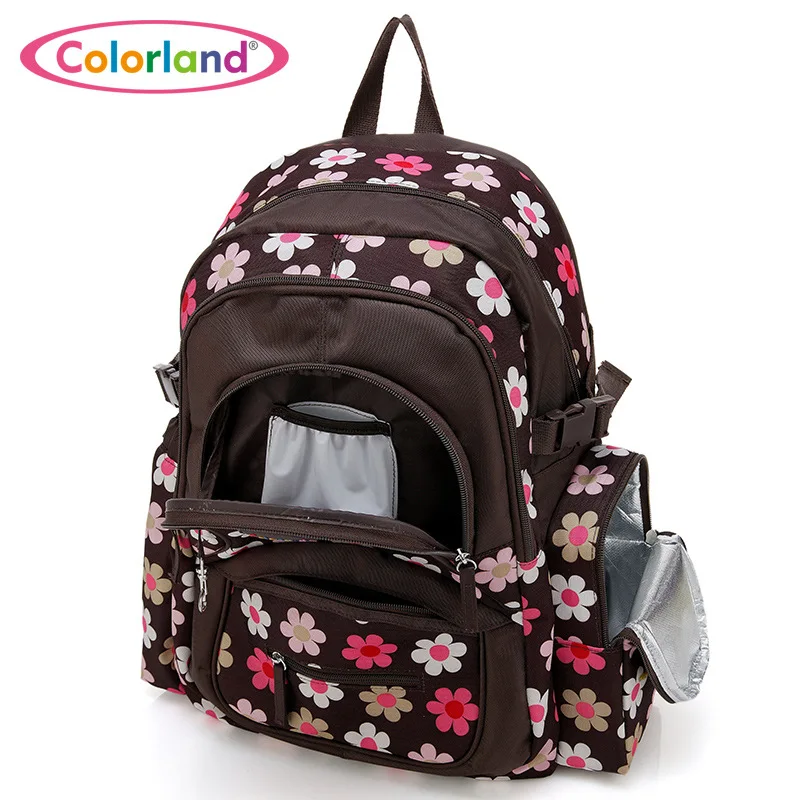 Colorland Детская сумка Органайзер сумки для подгузников большая коляски рюкзак мам