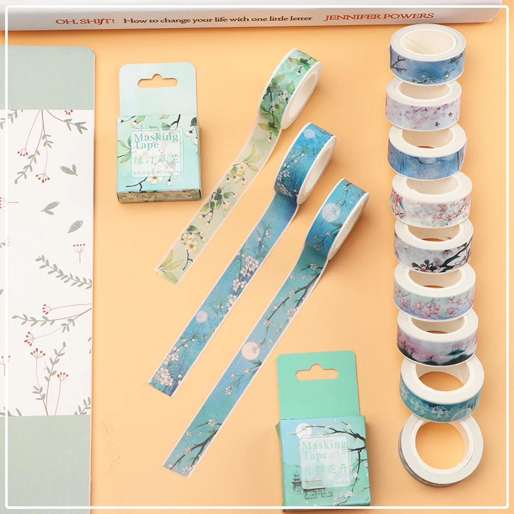 1Roll Vintage Flower Falls And Blow Decorative Washi Tape DIY Scrapbooking Masking Tape School Office Supplies
1Roll Vintage Flower Falls And Blow Decorative Washi Tape DIY Scrapbooking Masking Tape School Office Supplies