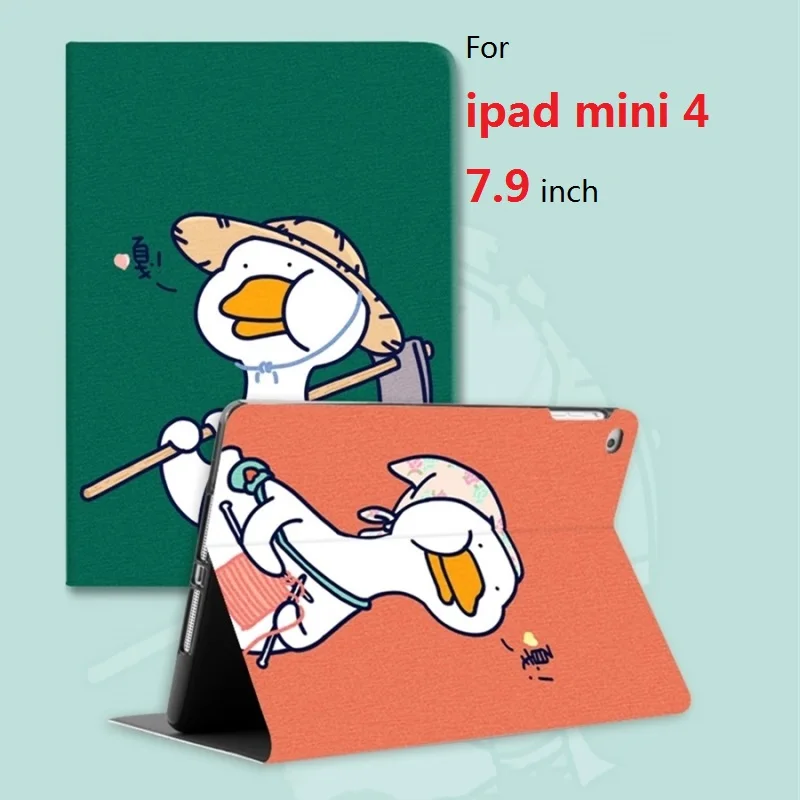 For iPad mini 4 7.9 inch case with Auto Wake Up/Sleep Function Stand Smart Cute Creative Duck for ipad mini4 7.9" cases
For iPad mini 4 7.9 inch case with Auto Wake Up/Sleep Function Stand Smart Cute Creative Duck for ipad mini4 7.9" cases