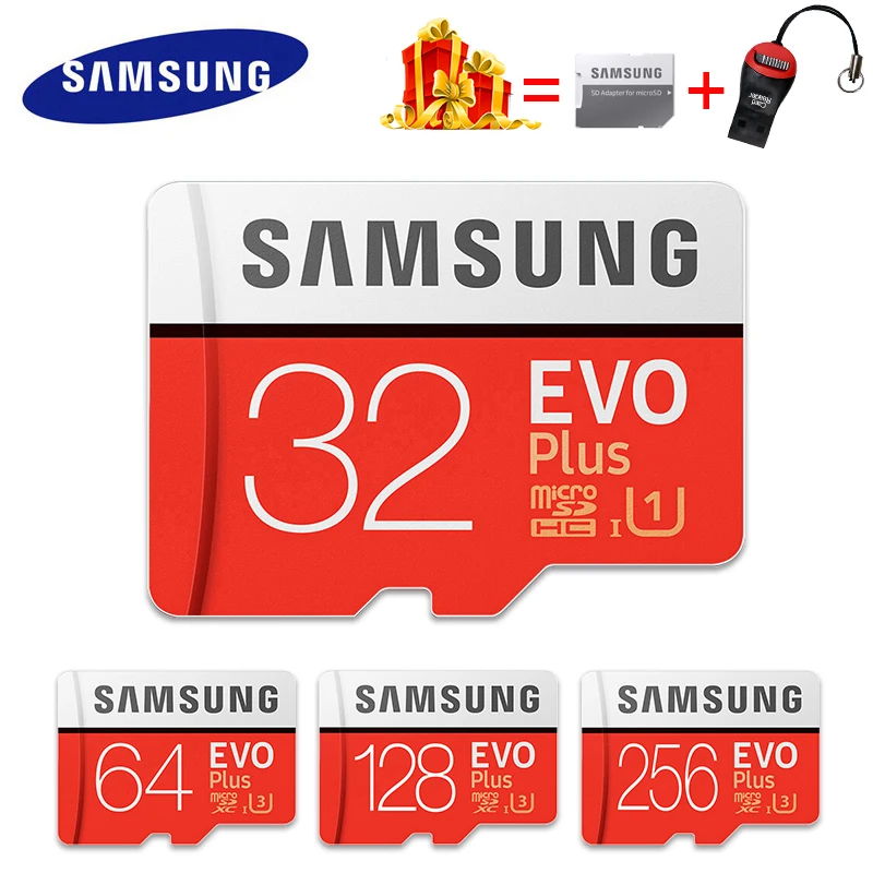 SAMSUNG Memory Card Micro SD 256GB 32GB 64GB 128GB 512G SDHC SDXC Grade EVO+ Class 10 C10 UHS TF SD Cards Trans Flash Microsd
SAMSUNG Memory Card Micro SD 256GB 32GB 64GB 128GB 512G SDHC SDXC Grade EVO+ Class 10 C10 UHS TF SD Cards Trans Flash Microsd