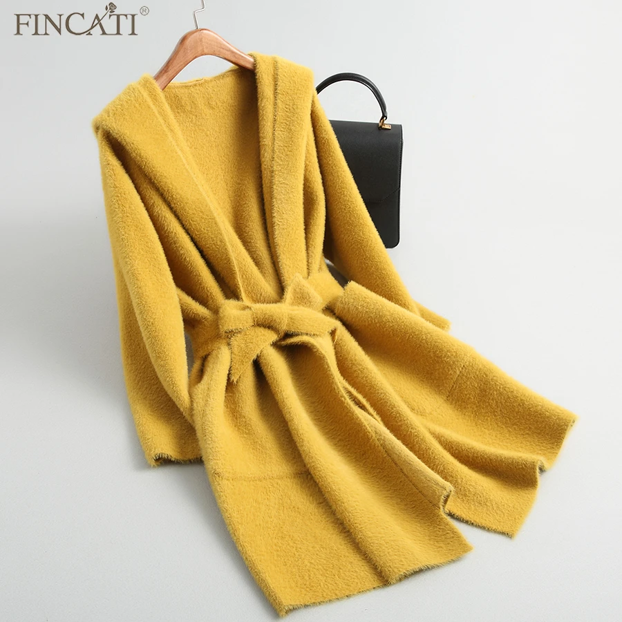 Women Coat Fincati 2018 High End Blended Mink Fabric Solid Colors Fashion Hooded Long Style Winter Oversize Coat With Belt
Women Coat Fincati 2018 High End Blended Mink Fabric Solid Colors Fashion Hooded Long Style Winter Oversize Coat With Belt