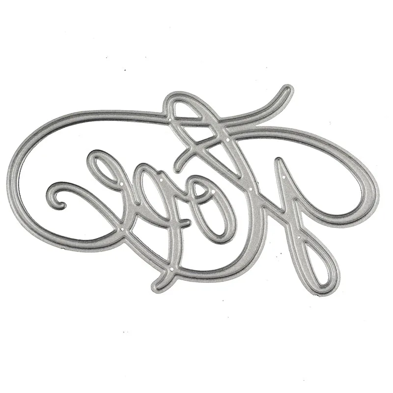 Hope metal cutting dies DIY Die Cut Stencil Decorative Scrapbooking Craft Card stencils template 
Hope metal cutting dies DIY Die Cut Stencil Decorative Scrapbooking Craft Card stencils template