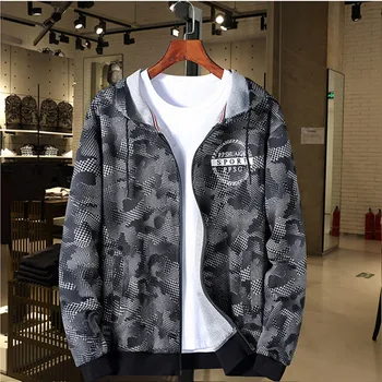 Plus size 7XL 8XL 9XL 10XL men jacket Spring autumn hooded Casual coat mens Camouflage Windbreaker Male loose zipper outerwear
Plus size 7XL 8XL 9XL 10XL men jacket Spring autumn hooded Casual coat mens Camouflage Windbreaker Male loose zipper outerwear