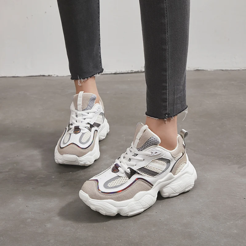Sooneeya Height Increasing Running Shoes for Woman 2019 Stylish Breathable Mesh Platform Sneakers Women White Walking Footwear
Sooneeya Height Increasing Running Shoes for Woman 2019 Stylish Breathable Mesh Platform Sneakers Women White Walking Footwear