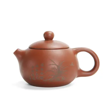 Carved flowers purple clay teapot ore purple sand tea set Handmade kettle kung fu teapot Chinese craft master teapot 175ml
Carved flowers purple clay teapot ore purple sand tea set Handmade kettle kung fu teapot Chinese craft master teapot 175ml
