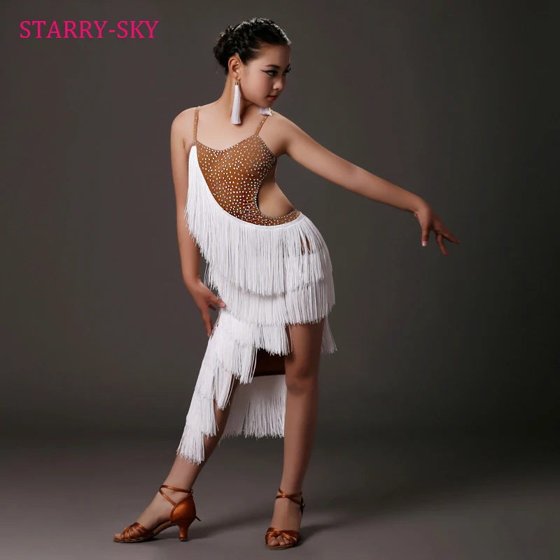 Latin Fringe Dance Dress Kid Sexy Backlace Dresses Child Girl Latino Kids Costume Ballroom Salsa Dress For Children Latin
Latin Fringe Dance Dress Kid Sexy Backlace Dresses Child Girl Latino Kids Costume Ballroom Salsa Dress For Children Latin