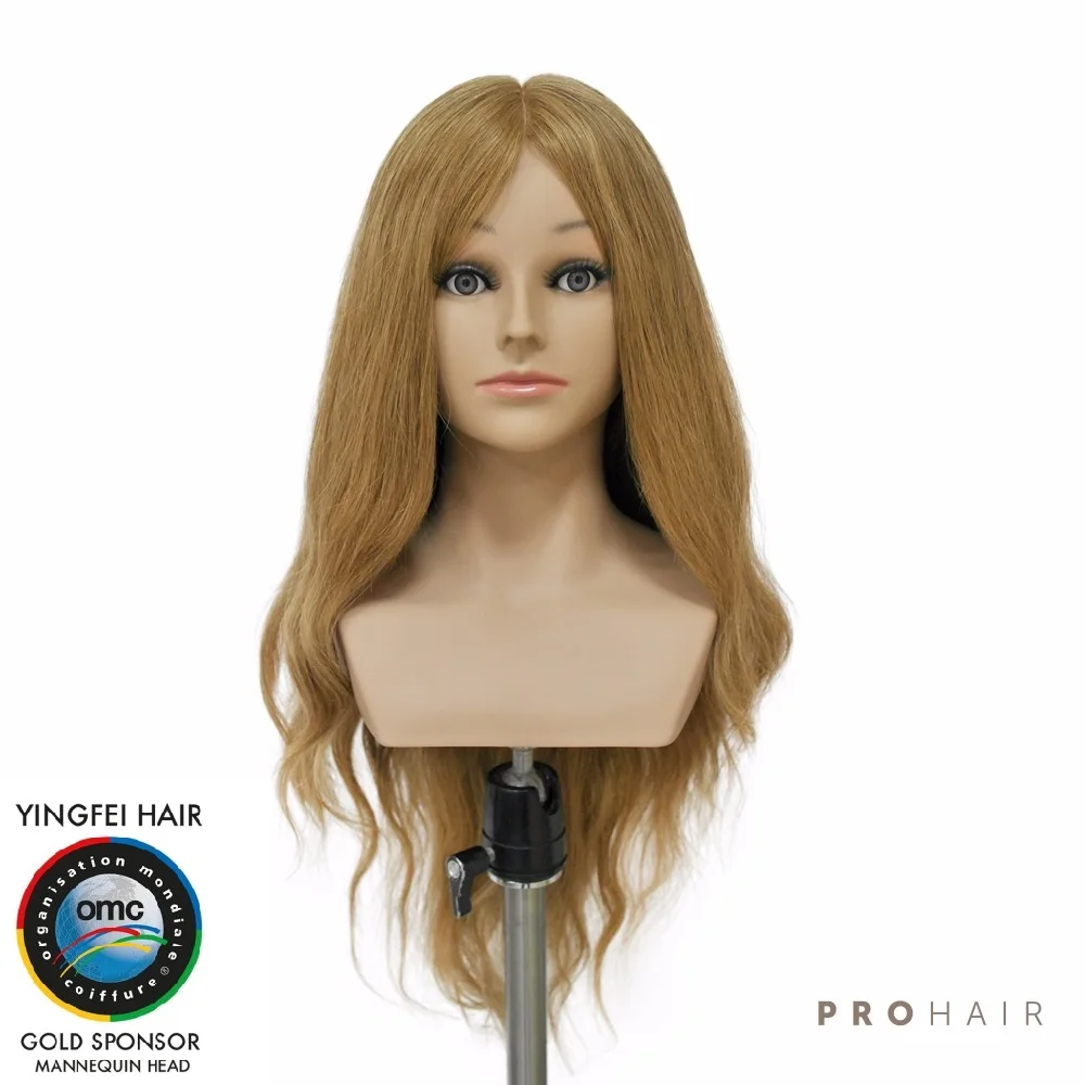 PROHAIR OMC Approved 50CM 20'' 100% Human Hair Dark Blond Competition Mannequin Head Hairdressing Mannequin Doll Head
PROHAIR OMC Approved 50CM 20'' 100% Human Hair Dark Blond Competition Mannequin Head Hairdressing Mannequin Doll Head