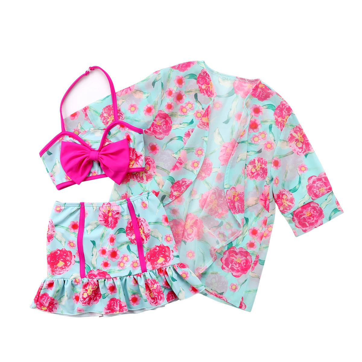 2019 NEW 3PCS Toddle Girls Skirts Set Flower AND Cove up Beachwear Fashion trend features wild print hot sell summer CH
2019 NEW 3PCS Toddle Girls Skirts Set Flower AND Cove up Beachwear Fashion trend features wild print hot sell summer CH