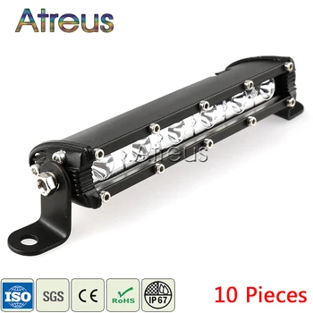 Atreus 10Pcs 9Inch Car Single Row 18W LED Light Bar 12V Spot DRL For ATV 4X4 Truck 4WD Offroad Trailer Automobile accessories
Atreus 10Pcs 9Inch Car Single Row 18W LED Light Bar 12V Spot DRL For ATV 4X4 Truck 4WD Offroad Trailer Automobile accessories