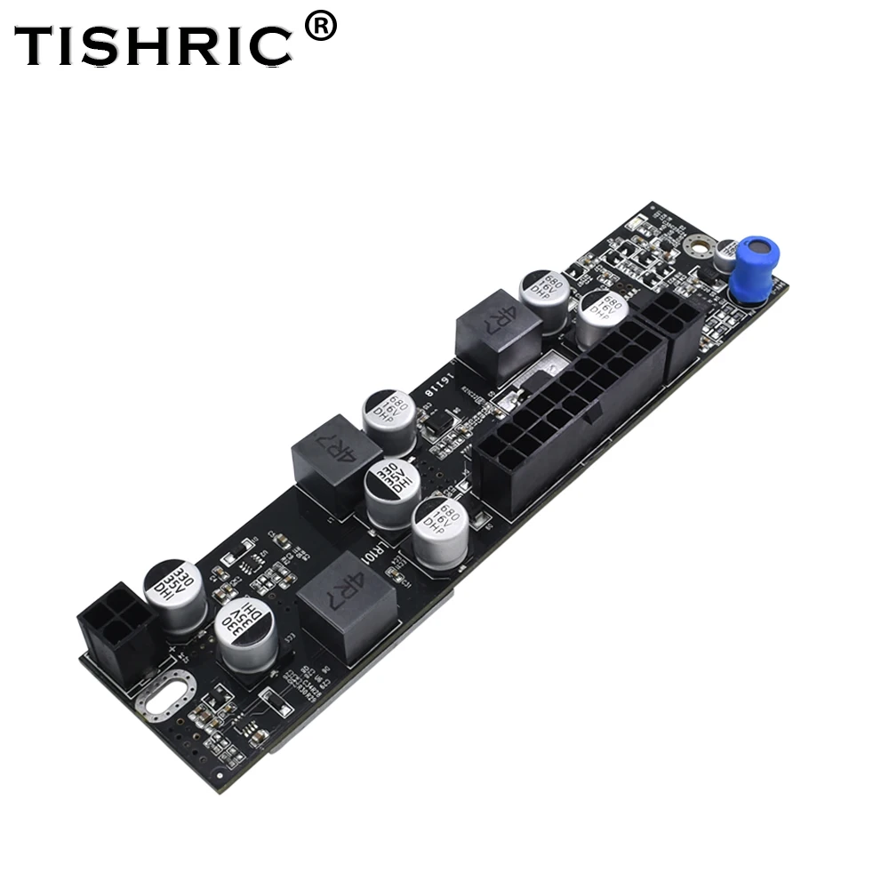 Tishric 10 шт. Pico PSU 24Pin Mini ITX ATX Питание адаптера LR1110 180 Вт 19 В DC переключатель для