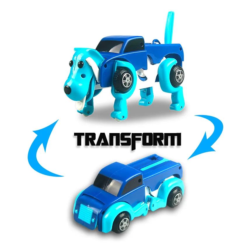 Hot sale 4 colors 14CM cool Automatic transform Dog to Car Vehicle Clockwork Wind up toy for children kids boy girl toy Gift
Hot sale 4 colors 14CM cool Automatic transform Dog to Car Vehicle Clockwork Wind up toy for children kids boy girl toy Gift